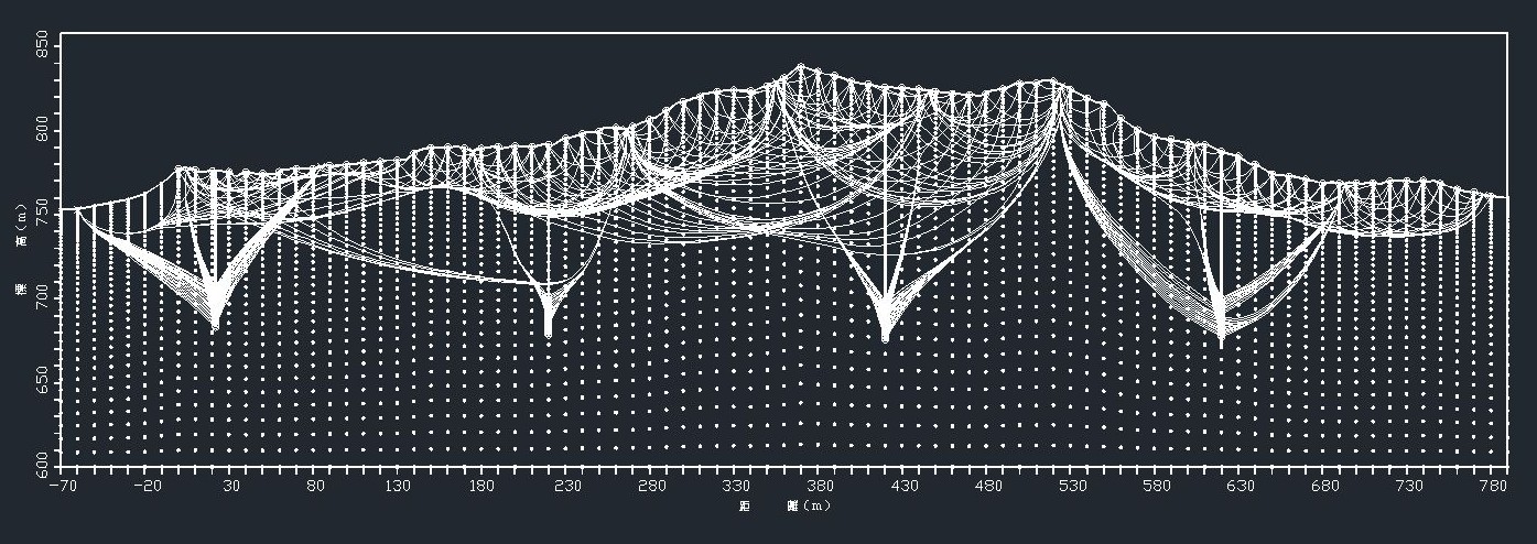 図2：解析例（速度分布の推定）