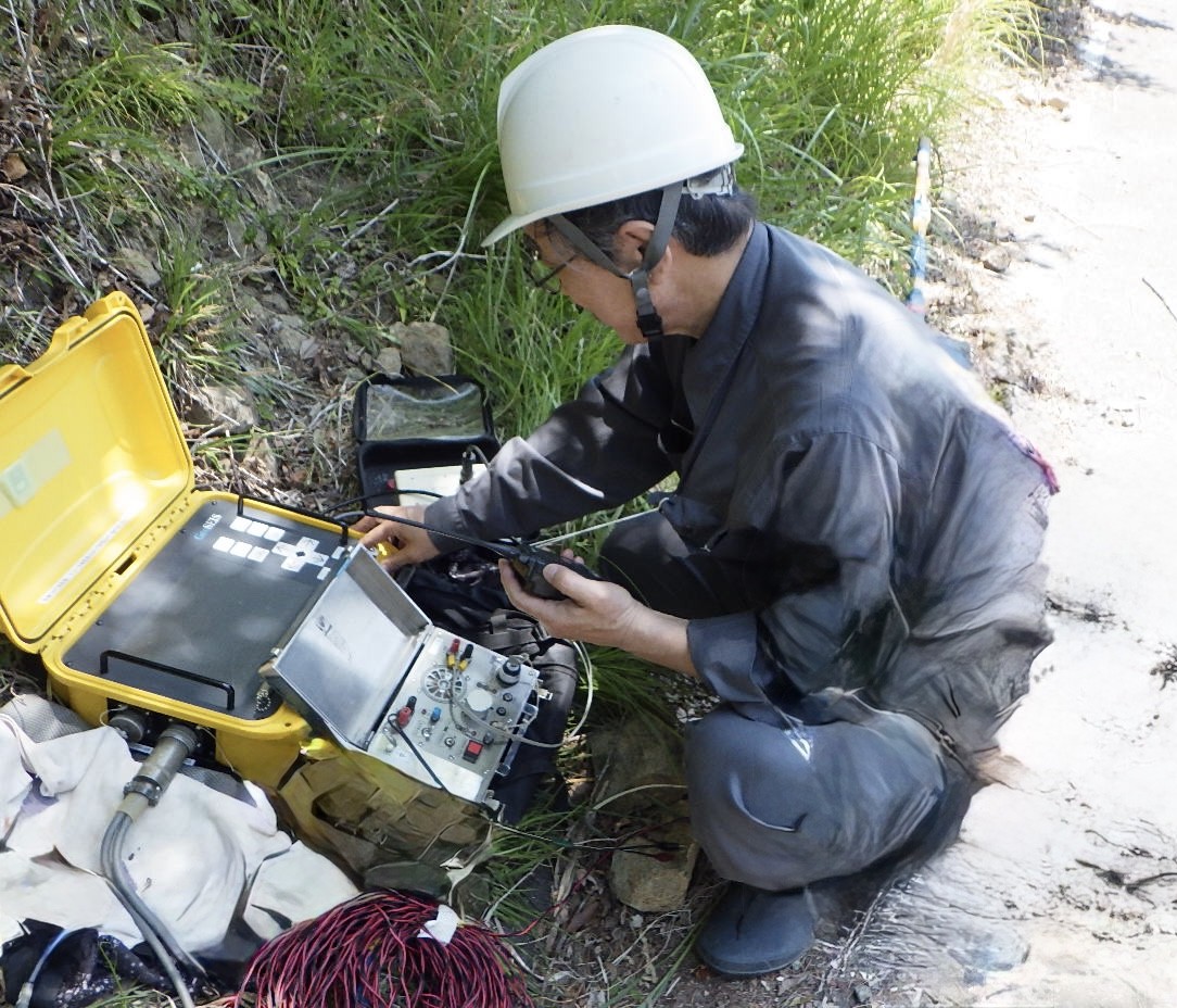 弾性波探査の画像