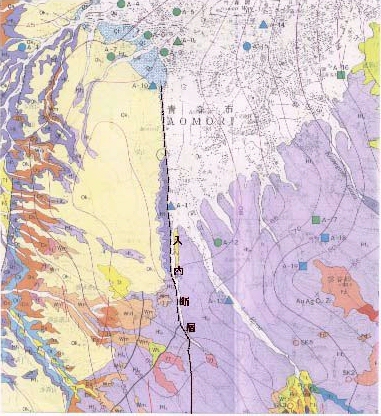 地質図：仙台平野